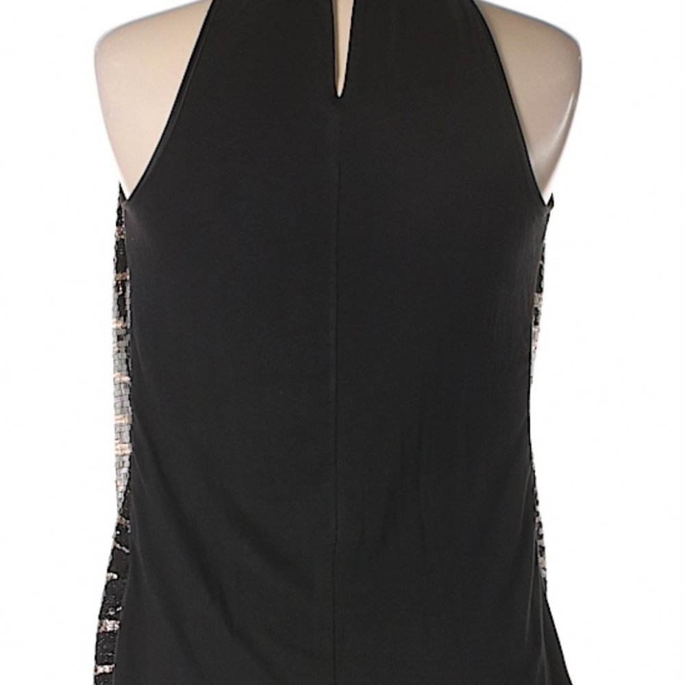Debbie Shuchat Zebra Print Sequined Sleeveless Blouse Small - Picture 11 of 11